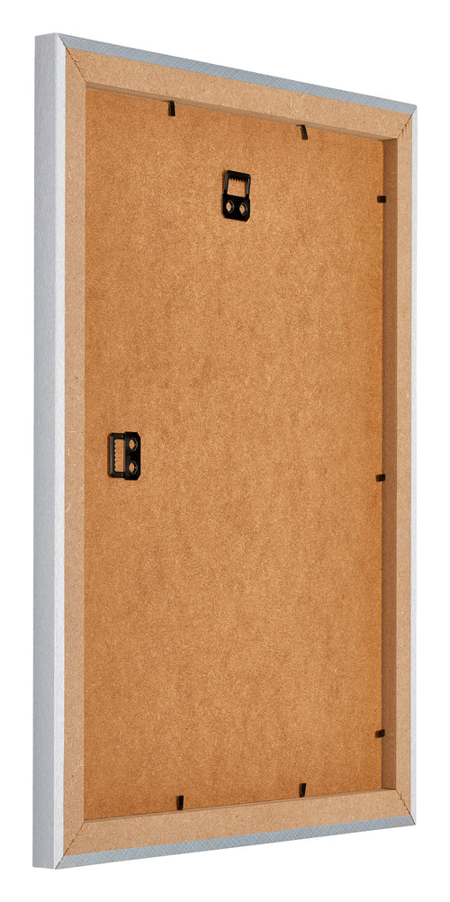 Mura MDF Bilderrahmen 24x32cm Aluminium Gebürstet Ruckseite Schrag | Yourdecoration.de