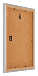 Mura MDF Bilderrahmen 24x32cm Aluminium Gebürstet Ruckseite Schrag | Yourdecoration.de
