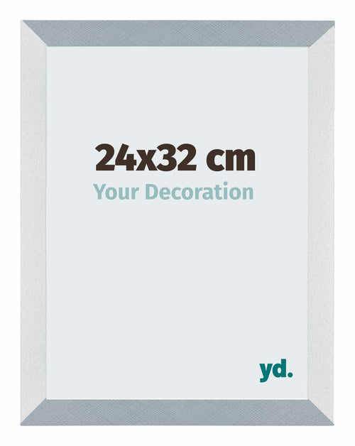 Mura MDF Bilderrahmen 24x32cm Aluminium Gebürstet Vorne Messe | Yourdecoration.de