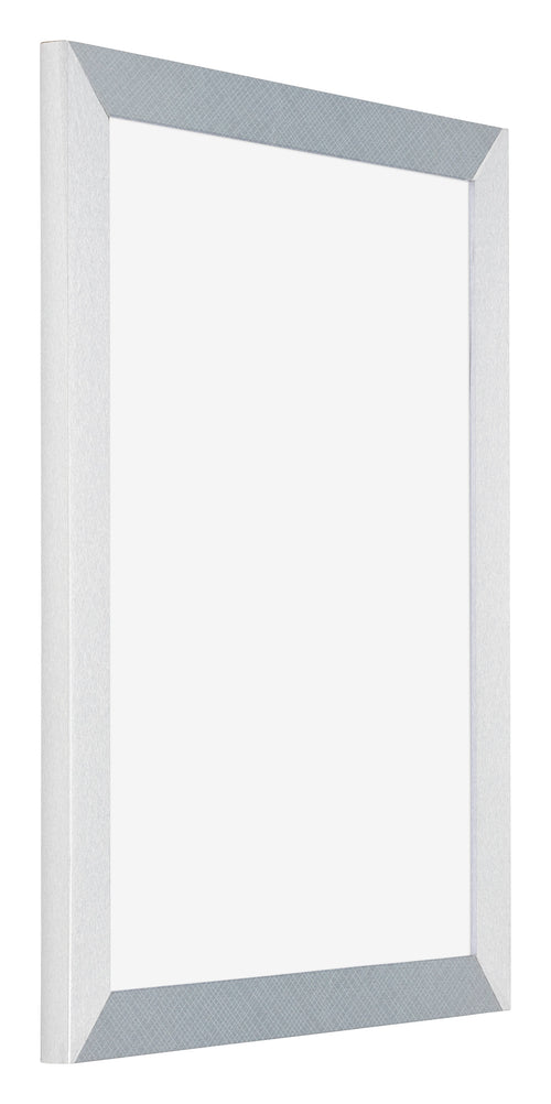 Mura MDF Bilderrahmen 24x32cm Aluminium Gebürstet Vorne Schrag | Yourdecoration.de