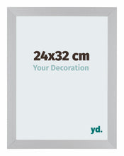 Mura MDF Bilderrahmen 24x32cm Silber Vorne Messe | Yourdecoration.de