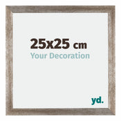 Mura MDF Bilderrahmen 25x25cm Metall Vintage Vorne Messe | Yourdecoration.de