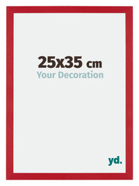 Mura MDF Bilderrahmen 25x35cm Rot Vorne Messe | Yourdecoration.de