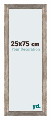 Mura MDF Bilderrahmen 25x75cm Vintage Metall Vorne Messe | Yourdecoration.de