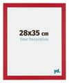 Mura MDF Bilderrahmen 28x35cm Rot Vorne Messe | Yourdecoration.de