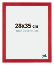 Mura MDF Bilderrahmen 28x35cm Rot Vorne Messe | Yourdecoration.de