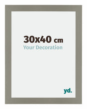 Mura MDF Bilderrahmen 30x40cm Grau Vorne Messe | Yourdecoration.de