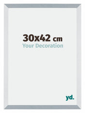 Mura MDF Bilderrahmen 30x42cm Aluminium Geburstet Vorne Messe | Yourdecoration.de