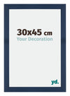 Mura MDF Bilderrahmen 30x45cm Dunkelblau Gewischt Vorne Messe | Yourdecoration.de