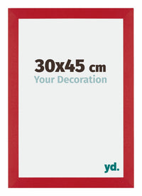 Mura MDF Bilderrahmen 30x45cm Rot Vorne Messe | Yourdecoration.de