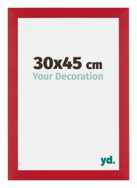Mura MDF Bilderrahmen 30x45cm Rot Vorne Messe | Yourdecoration.de