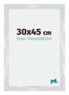 Mura MDF Bilderrahmen 30x45cm Silberglanz Vintage Vorne Messe | Yourdecoration.de