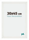 Mura MDF Bilderrahmen 30x45cm Weiss Gewischt Vorne Messe | Yourdecoration.de