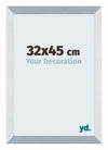 Mura MDF Bilderrahmen 32x45cm Aluminium Gebürstet Vorne Messe | Yourdecoration.de