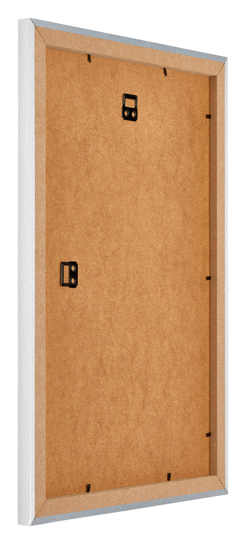 Mura MDF Bilderrahmen 32x45cm Aluminium Gebürstet Ruckseite Schrag | Yourdecoration.de