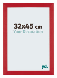 Mura MDF Bilderrahmen 32x45cm Rot Vorne Messe | Yourdecoration.de