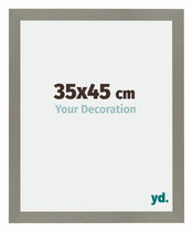 Mura MDF Bilderrahmen 35x45cm Grau Vorne Messe | Yourdecoration.de