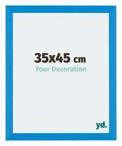 Mura MDF Bilderrahmen 35x45cm Hell Blau Vorne Messe | Yourdecoration.de