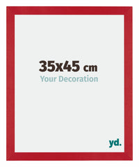 Mura MDF Bilderrahmen 35x45cm Rot Vorne Messe | Yourdecoration.de