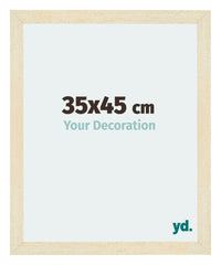 Mura MDF Bilderrahmen 35x45cm Sand Gewischt Vorne Messe | Yourdecoration.de