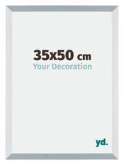 Mura MDF Bilderrahmen 35x50cm Aluminium Geburstet Vorne Messe | Yourdecoration.de