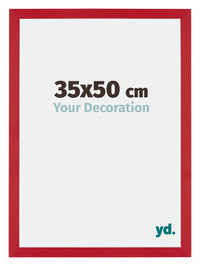Mura MDF Bilderrahmen 35x50cm Rot Vorne Messe | Yourdecoration.de