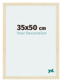 Mura MDF Bilderrahmen 35x50cm Sand Gewischt Vorne Messe | Yourdecoration.de