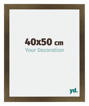 Mura MDF Bilderrahmen 40x50cm Bronze Dekor Vorne Messe | Yourdecoration.de