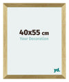 Mura MDF Bilderrahmen 40x55cm Gold Glanz Vorne Messe | Yourdecoration.de