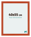 Mura MDF Bilderrahmen 40x55cm Orange Vorne Messe | Yourdecoration.de