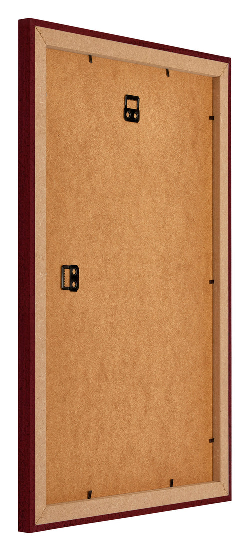 Mura MDF Bilderrahmen 40x60cm Weinrot Gewischt Rucksteite Schrag | Yourdecoration.de