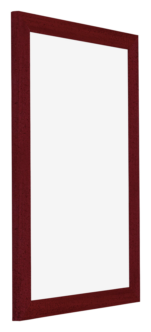 Mura MDF Bilderrahmen 40x60cm Weinrot Gewischt Vorne Schrag | Yourdecoration.de