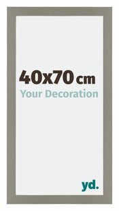 Mura MDF Bilderrahmen 40x70cm Grau Vorne Messe | Yourdecoration.de