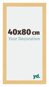Mura MDF Bilderrahmen 40x80cm Buche Dekor Vorne Messe | Yourdecoration.de