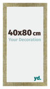 Mura MDF Bilderrahmen 40x80cm Gold Antik Vorne Messe | Yourdecoration.de