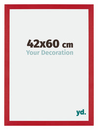 Mura MDF Bilderrahmen 42x60cm Rot Vorne Messe | Yourdecoration.de
