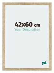 Mura MDF Bilderrahmen 42x60cm Sonoma Eiche Vorne Messe | Yourdecoration.de