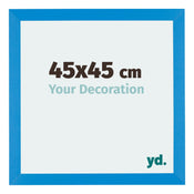 Mura MDF Bilderrahmen 45x45cm Hell Blau Vorne Messe | Yourdecoration.de