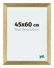 Mura MDF Bilderrahmen 45x60cm Gold Glanz Vorne Messe | Yourdecoration.de