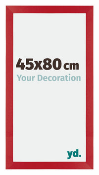 Mura MDF Bilderrahmen 45x80cm Rot Vorne Messe | Yourdecoration.de