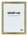 Mura MDF Bilderrahmen 46x61cm Gold Antik Vorne Messe | Yourdecoration.de