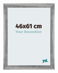 Mura MDF Bilderrahmen 46x61cm Grau Gewischt Vorne Messe | Yourdecoration.de