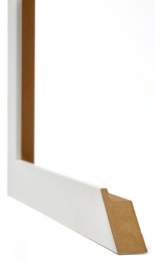 Mura MDF Bilderrahmen 46x61cm Weiß Matt Detail Querschnitte | Yourdecoration.de