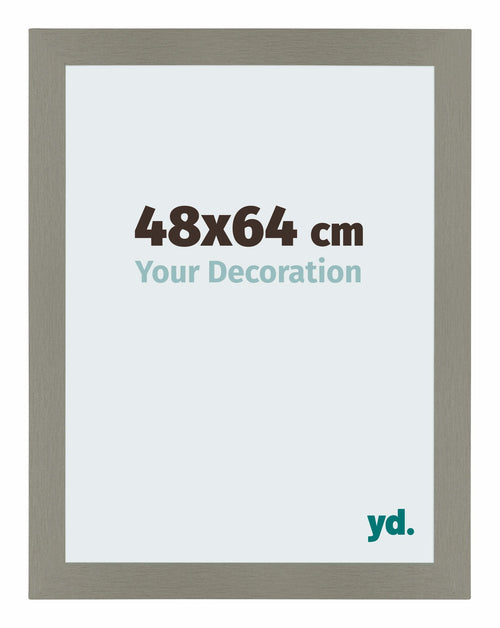 Mura MDF Bilderrahmen 48x64cm Anthrazit Vorne Messe | Yourdecoration.de