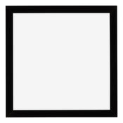 Mura MDF Bilderrahmen 50x50cm Schwarz Hochglanz Vorne | Yourdecoration.de