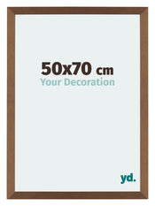 Mura MDF Bilderrahmen 50x70cm Kupfer Dekor Vorne Messe | Yourdecoration.de