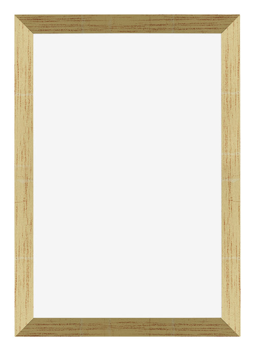 Mura MDF Bilderrahmen 50x75cm Gold Glanz Vorne | Yourdecoration.de