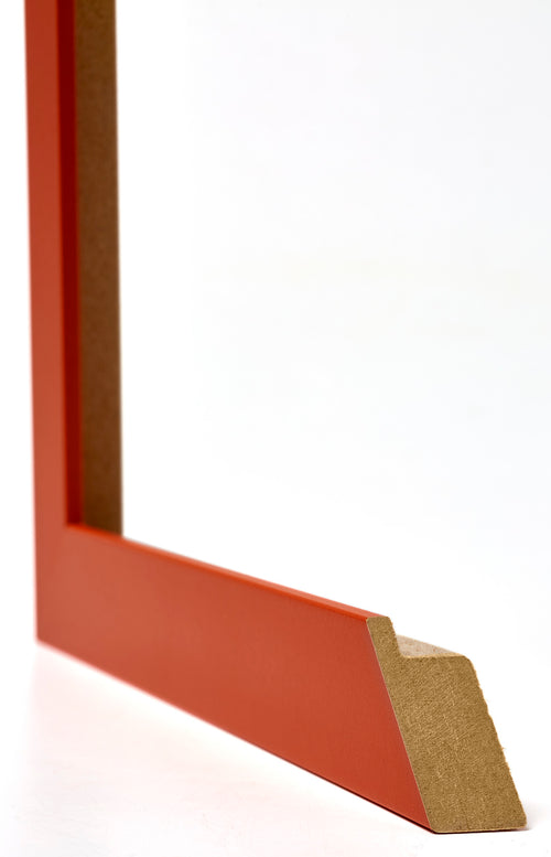 Mura MDF Bilderrahmen 50x75cm Orange Detail Querschnitt | Yourdecoration.de