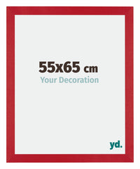 Mura MDF Bilderrahmen 55x65cm Rot Vorne Messe | Yourdecoration.de