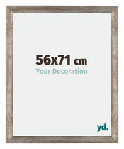 Mura MDF Bilderrahmen 56x71cm Metall Vintage Vorne Messe | Yourdecoration.de